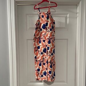 Tropical Print Kids jumpsuit